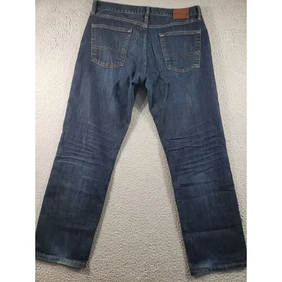 Lucky Brand Jeans Men's 34x30 Blue Denim 221 Original Straight Cotton Stretch - Picture 10 of 16